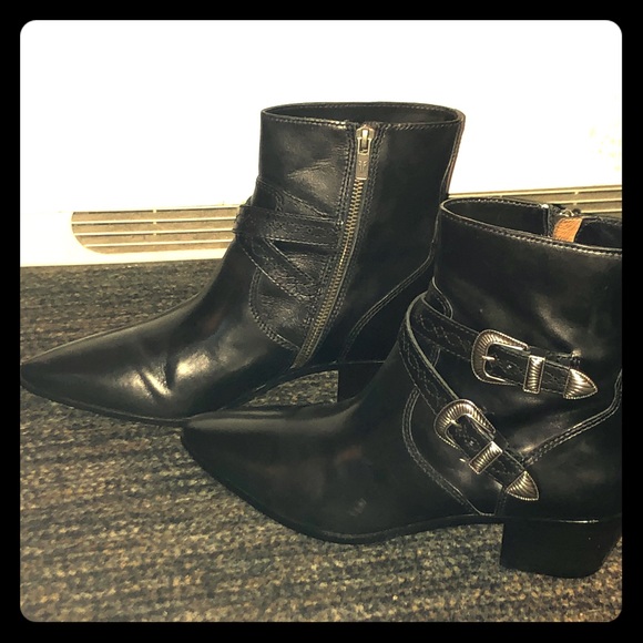 frye ellen buckle short boot